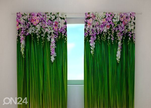 Просвечивающая штора Flower Lambrequins 240x220 cm