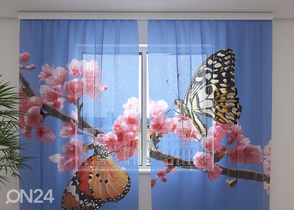 Просвечивающая штора Two Butterflies 240x220 см