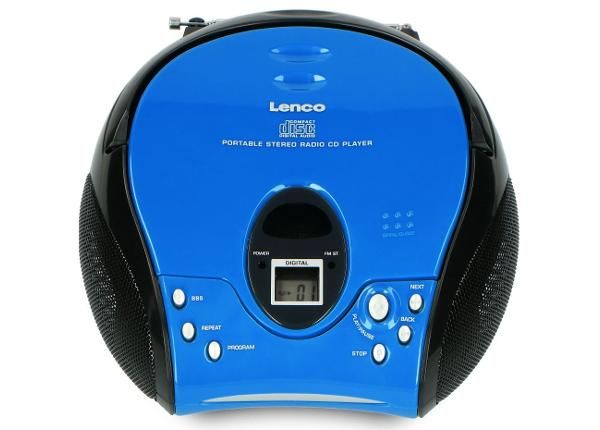 CD-радио Lenco SCD24BB, синий/черный