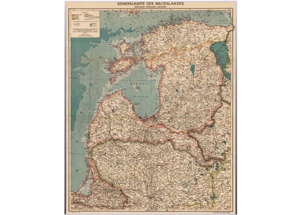 Generalkarte des Baltenlandes
