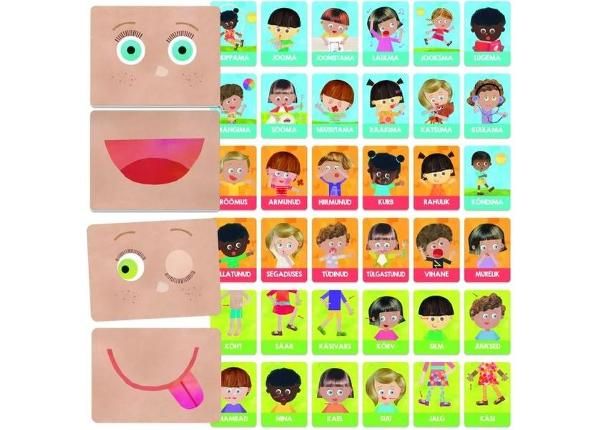 HEADU Montessori игральные карты эмоции и действия, EE