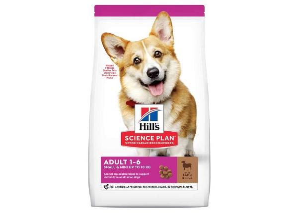 Hill's Science Plan корм с бараниной и рисом для собак мелких пород 1,5 кг
