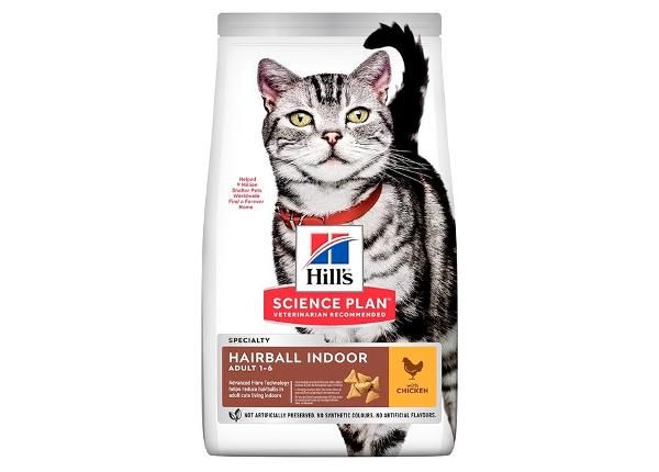 Hill's Science Plan Hairball/Indoo корм для кошек 1,5 кг