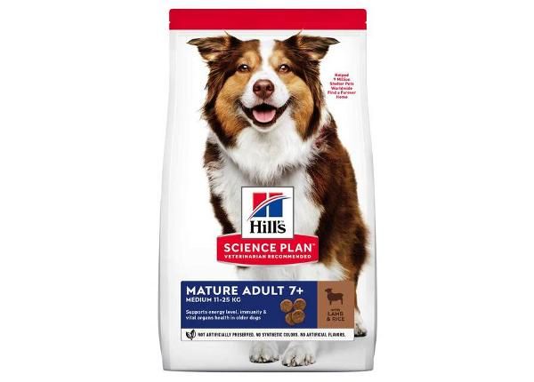 Hill's Science Plan Mature корм с бараниной для собак средних размеров 14 кг