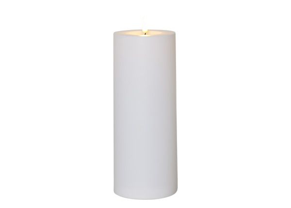 LED свеча Flamme Rak белый h27,5 cm