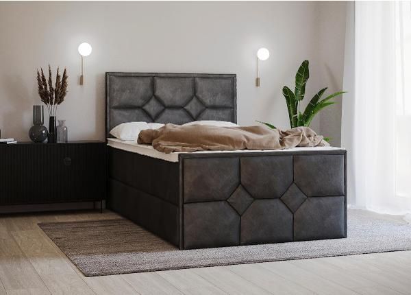 Sime Beds Континентальная кровать с ящиком для хранения Helena Mosaiik 120x200 см