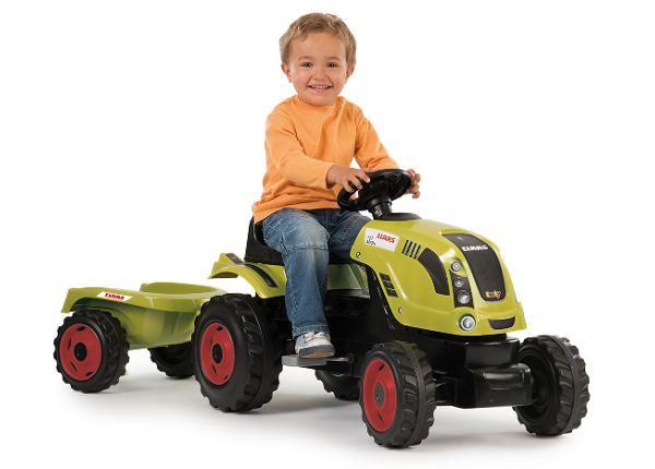 Smoby трактор Claas Farmer XL + тележка