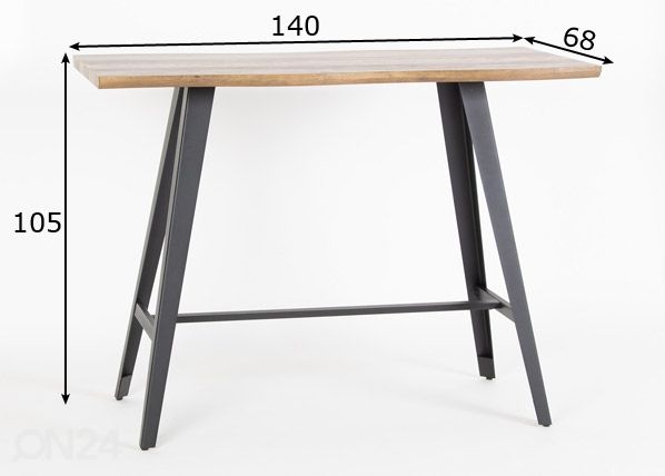 Барный стол 140x68 cm
