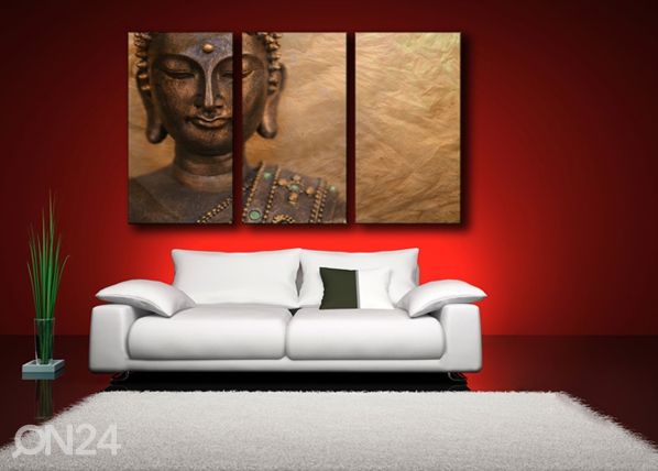 Картина из 3-частей Будда