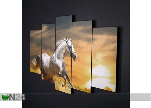 Картина из 5-частей Horse III, 100x60 cm