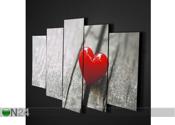 Картина из 5-частей Romantic 100x60 cm