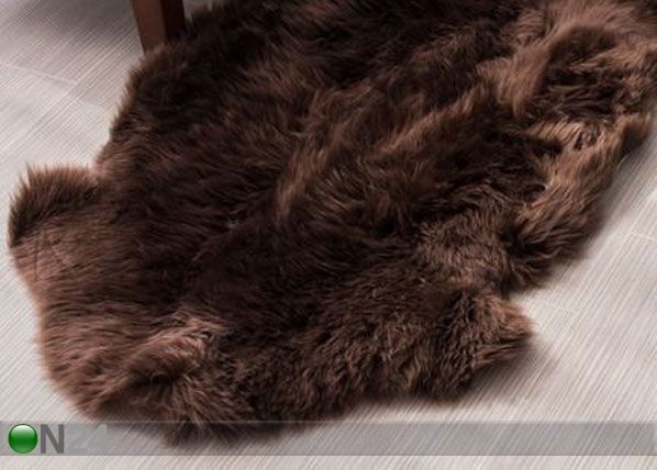 Мерино ковёр из шкуры коричневый 60x90 см
