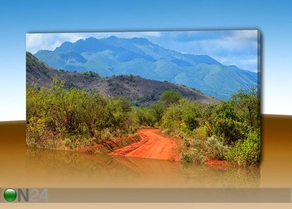 Настенная картина Road through Kenya 120x50 cм