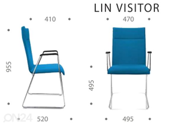 Офисный стул Lin Visitor Executive