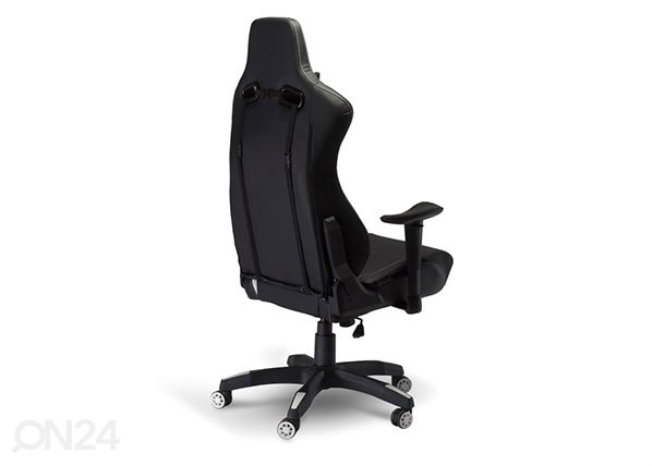 Рабочий стул Gaming de Luxe, чёрный/белый