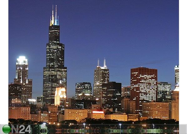 Самолкеющиеся фотообои Chicago Reflection 270x360 cm