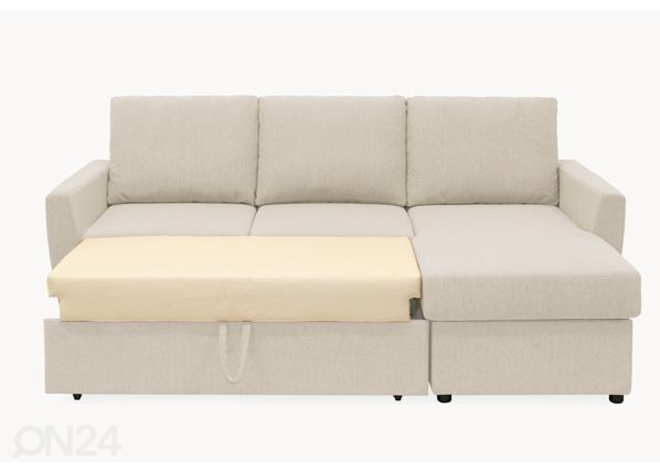 Угловой диван-кровать с ящиком Pelle
