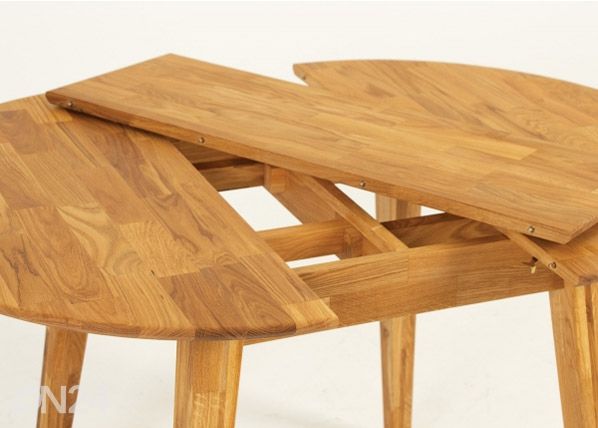 Удлиняющийся обеденный стол 90-120x90 cm