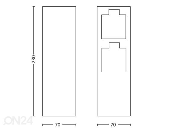 Уличные розетки Philips x2 IP44