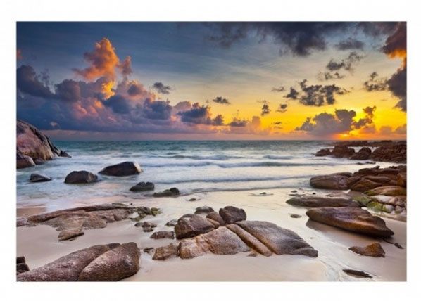 Флизелиновые фотообои Beach sunrise in Thailand
