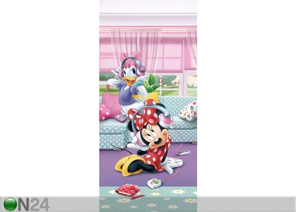 Флизелиновые фотообои Disney Minnie and Daisy dancing 90x202 см