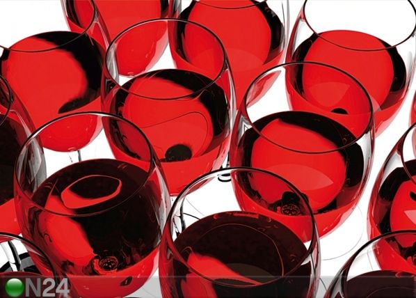 Флизелиновые фотообои Glass of wine 360x270 см