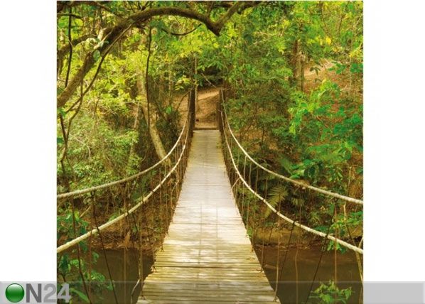 Флизелиновые фотообои Jungle bridge