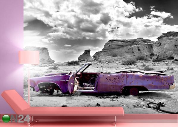 Фотообои Cadillac in pink 400x280 см