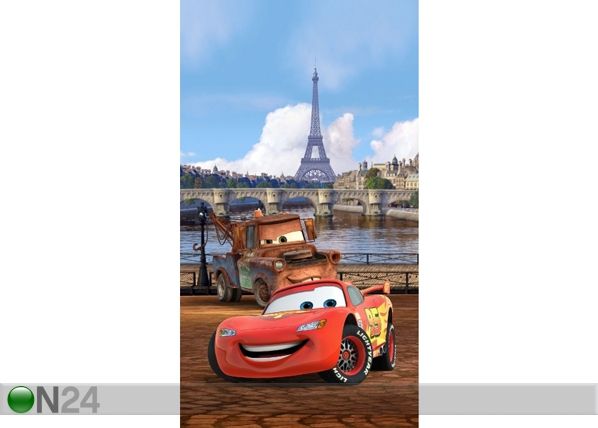 Фотоштора Disney cars Paris 140x245 см