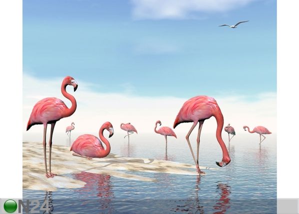 Фотошторы Flamingos 280x245 см