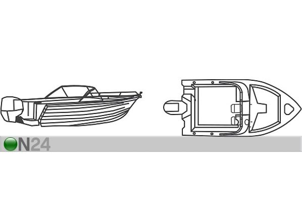Чехол для лодки типа Bowrider 5.3-5.6 м