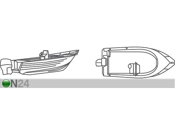 Чехол для лодки 4.5-4.7 m с боковой консолью
