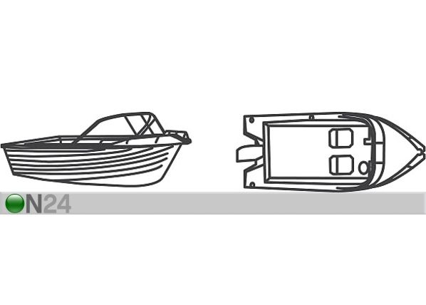 Чехол для лодок типа Runabout 5.3-5.6 м