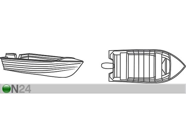 Чехол для открытой лодки 3.5-3.7 м