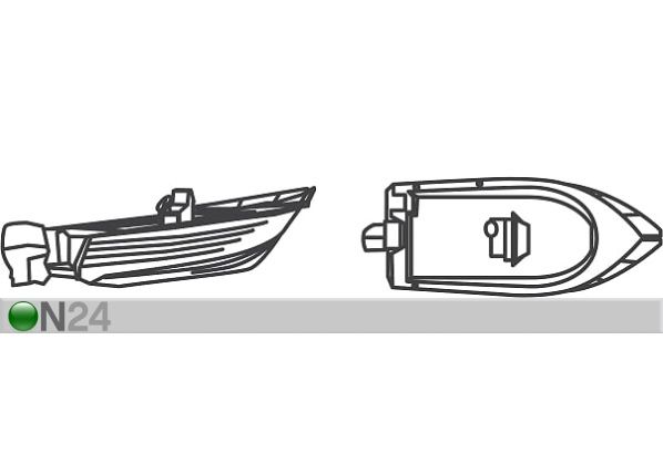 Чехол с центральной консолью для лодки 5.0-5.3 m