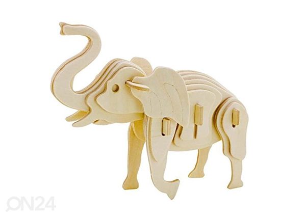 3D пазл Цветной слон