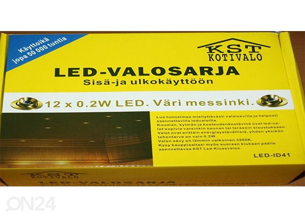 LED лампочки для освещения сауны 12 x 0,2 Вт