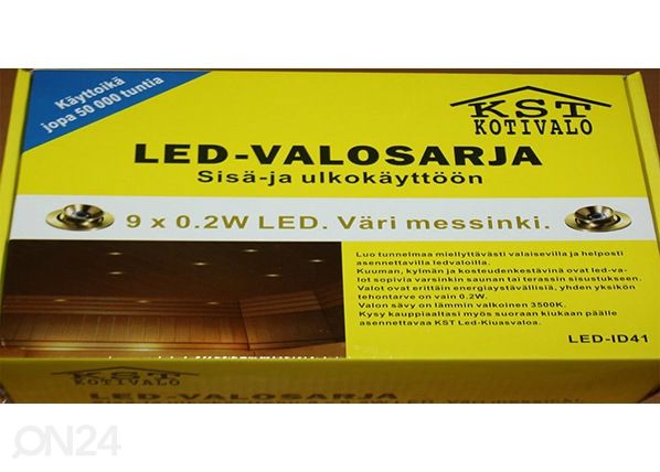 LED лампочки для освещения сауны 9 x 0,2 Вт