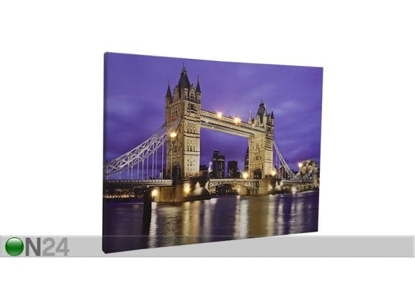 LED настенная картина Tower bridge 40x30 см