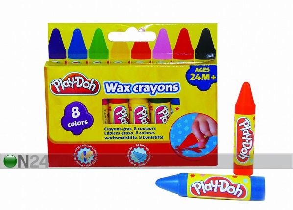 Play-Doh цветные мелки 8 шт