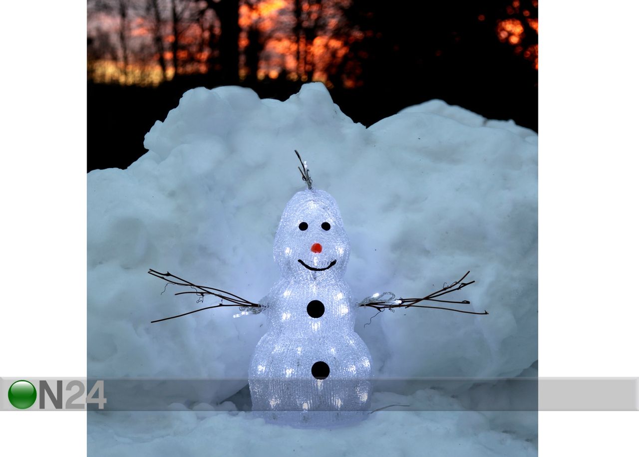 Акриловая фигура Snowman 38 cm увеличить