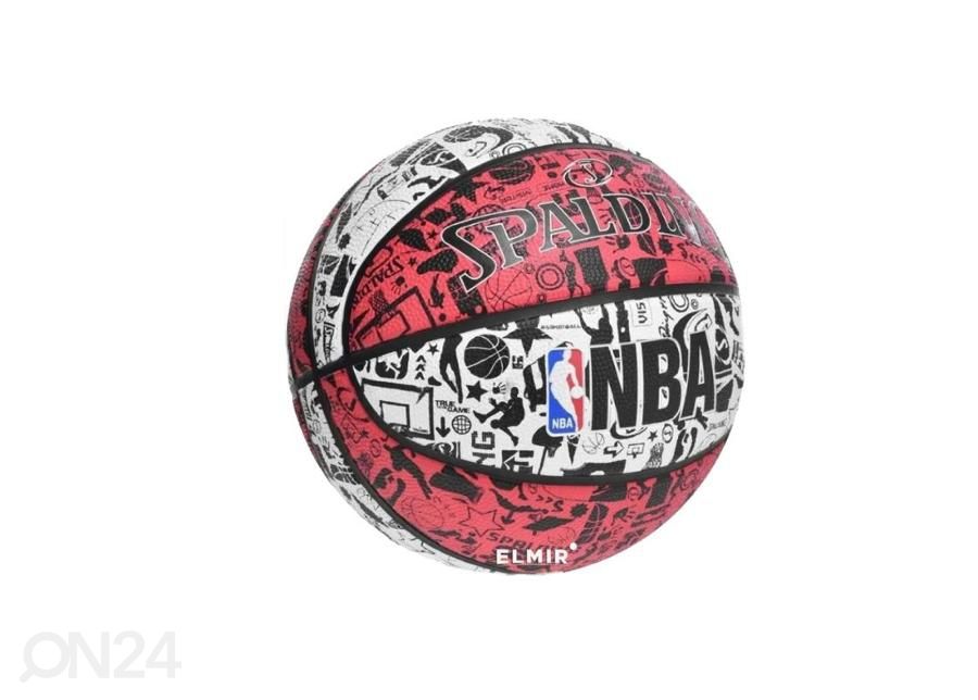 Баскетбольный мяч Spalding NBA Grafitti Rubber Ball 83574Z увеличить