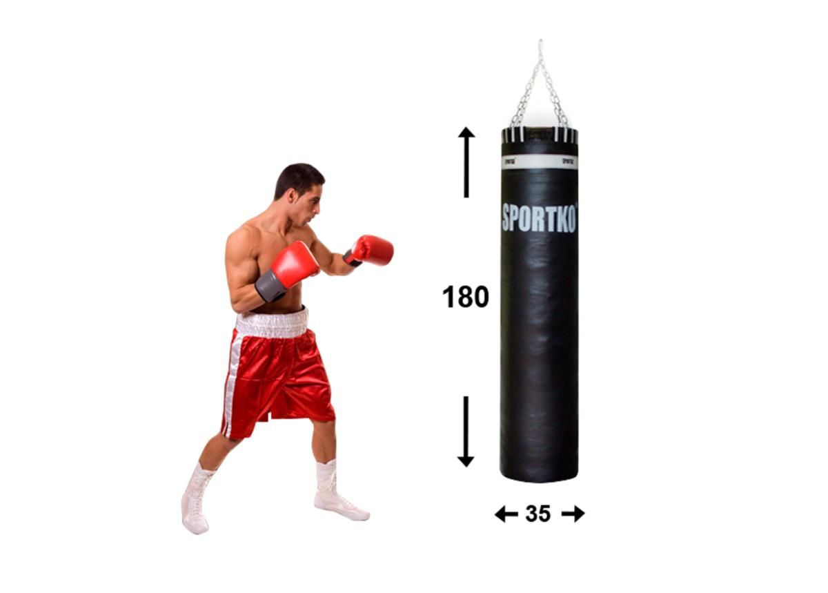 Боксерский мешок SportKO 35x180 см увеличить
