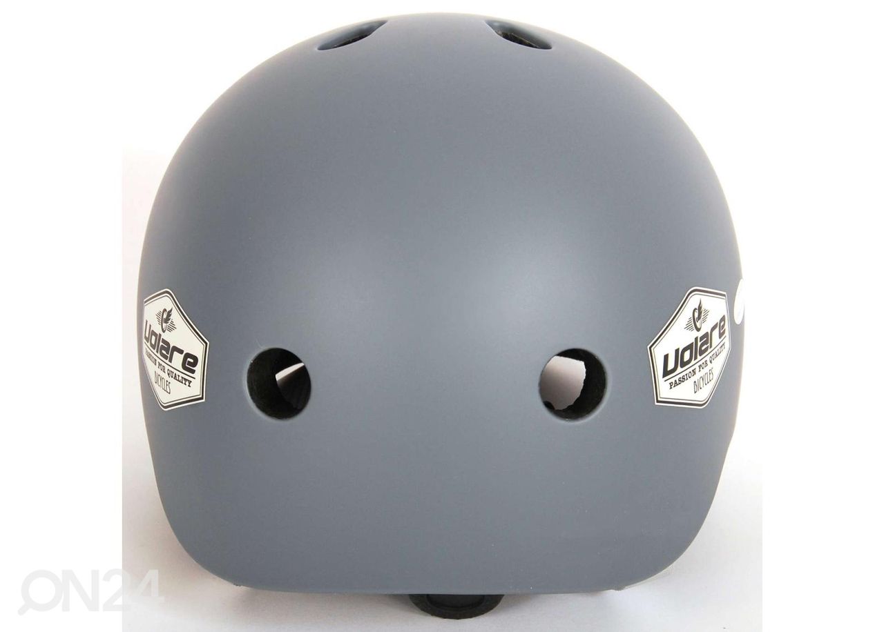 Велосипедный шлем детский серый 51-55 см увеличить