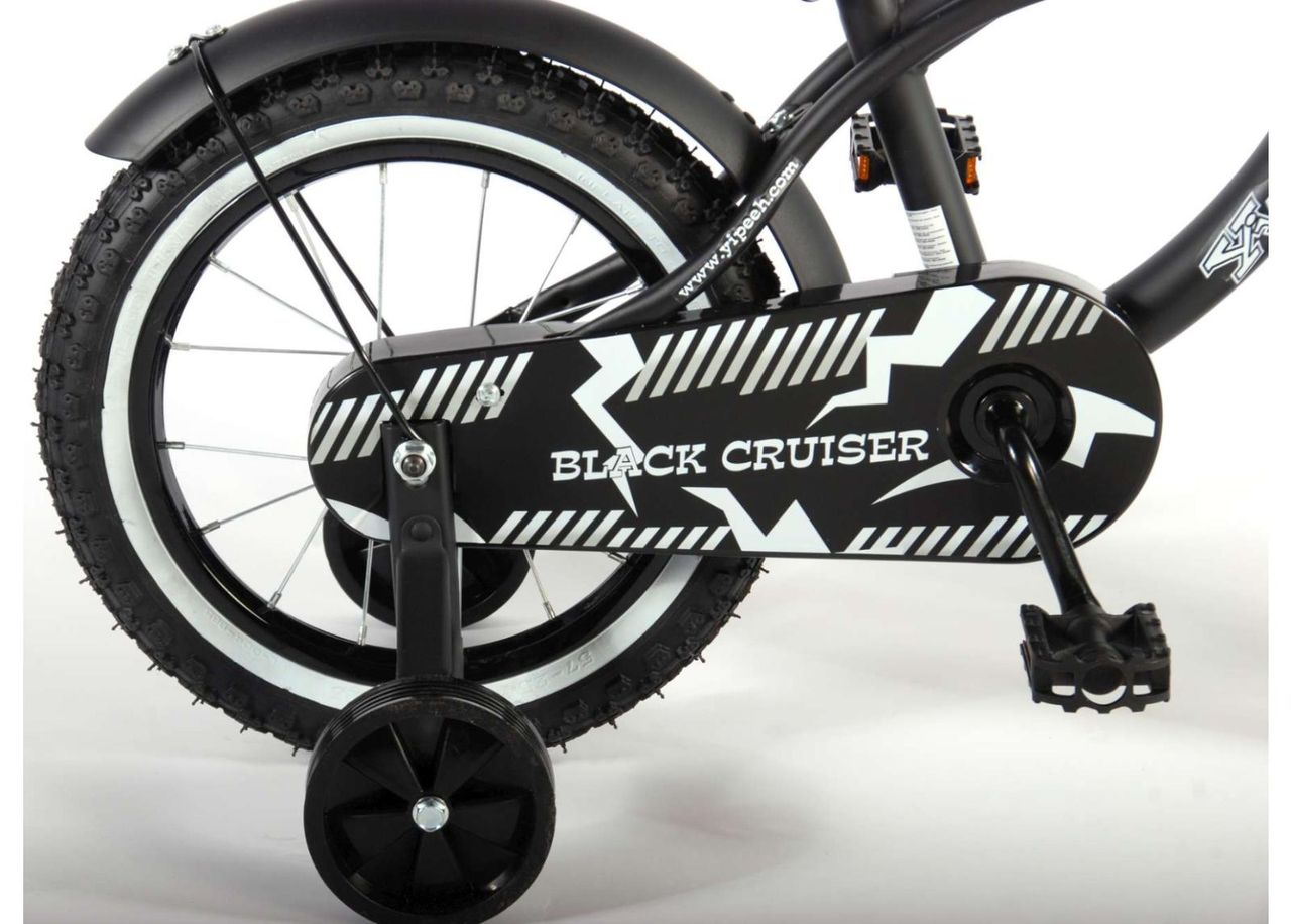 Велосипед для мальчиков Yipeeh чёрный Cruiser 14 дюймов Volare увеличить