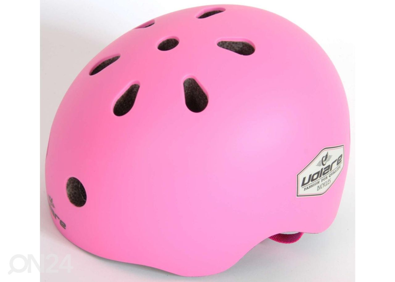 Велошлем детский розовый 45-51 см увеличить