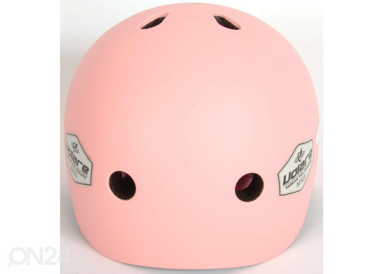 Велошлем детский светло-розовый 51-55 см увеличить