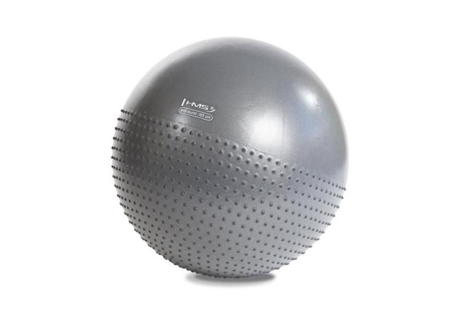 Гимнастический мяч / массажный мяч HMS YB03 65см серый увеличить