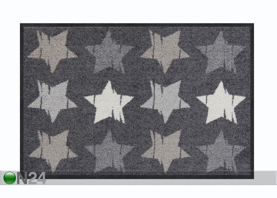 Дверной коврик Wood Stars grey 50x75 см увеличить