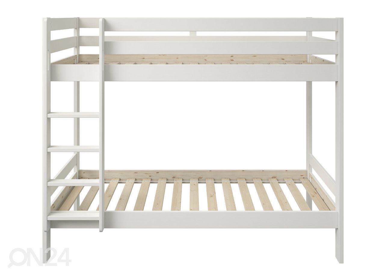 Двухъярусная кровать Robin 90x200 cm, белый увеличить